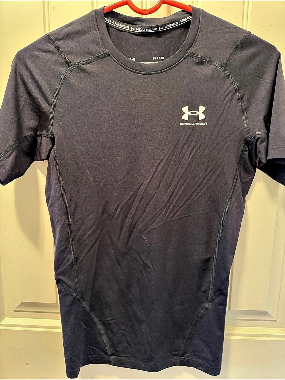 Under Armour HeatGear Compression Men's Black Size Small Like New